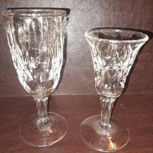 Vintage Anchor Hocking "Crown Point" Stemware Bundle